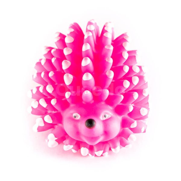 Kvalitná hračka pre psa ježko pichliače ružová