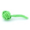 Praktická hračka pre psa lano uzol zelená