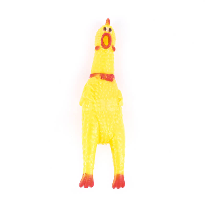 Obľúbená hračka pre psa sliepka malá žltá