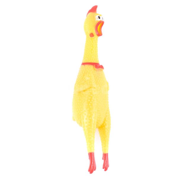 Odolná hračka sliepka veľká žltá