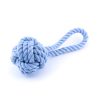 Praktická modrá hračka pre psa lano uzol