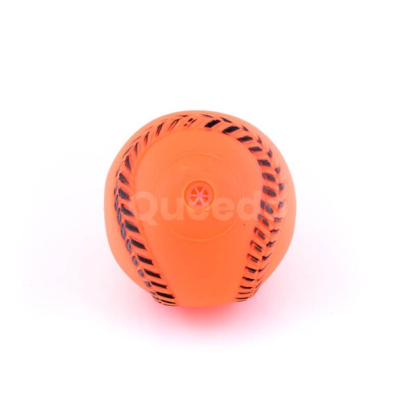 Zábavná psia hračka lopta baseball oranžová