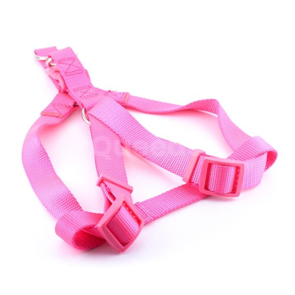 Elegantné popruhy pre psa light ružovej farby