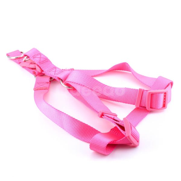 Estetické ružové popruhy pre psov light
