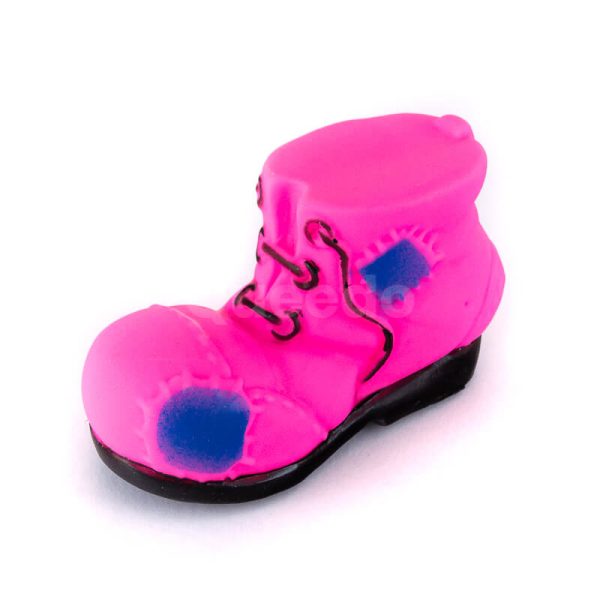 Elegantná psia hračka topánka menšia ružová