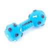 Moderné psie hračky kosť pichliače väčšie modré