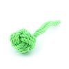 Odolná zelená hračka pre psa lano uzol