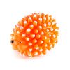 Odolná gumená hračka pre psa ježko pichliače oranžová