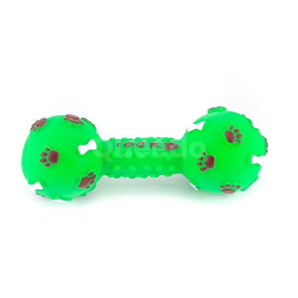 Kvalitná hračka pre psa kosť pichliače väčšia zelená