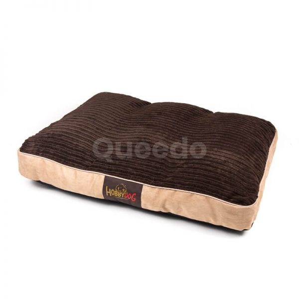 Hnedý matrac pre psa Corduroy Queedo