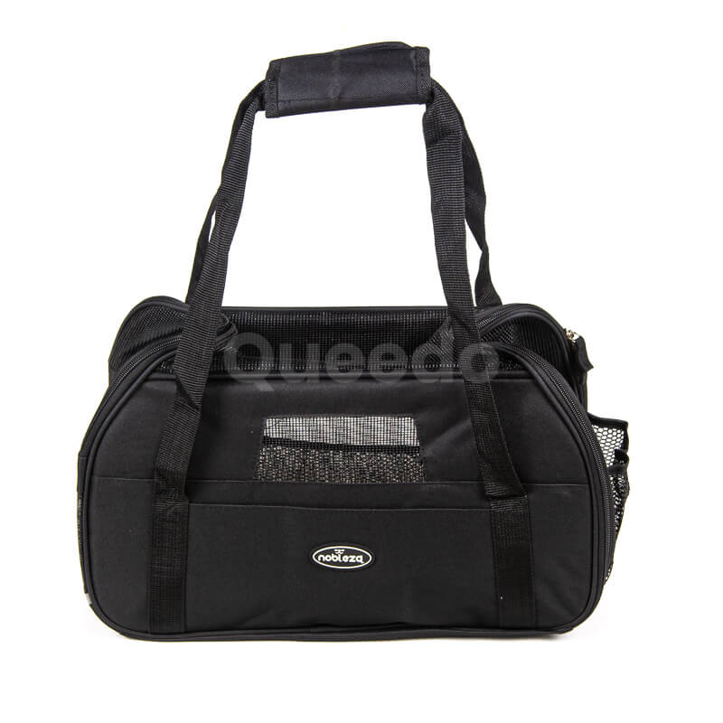 Cestovná taška pre mačku Modern čierna Queedo