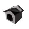 Textilný dom pre psa sivo-čierny Inari 1