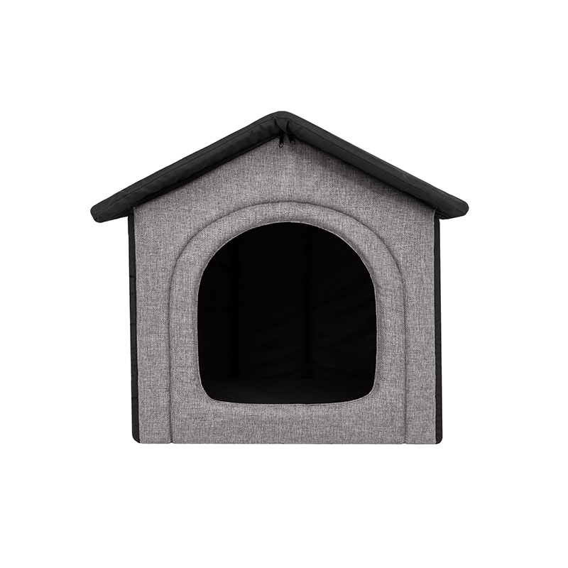 Domčeky pre mačky Inari sivo-čierne 1