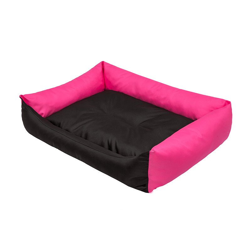 Ružová posteľ pre mačky Eco 1